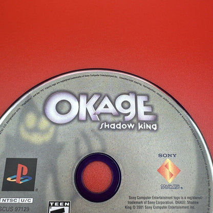 OKAGE Shadow King PS2 Sony PlayStation 2 2001 Disc Only Tested and Works