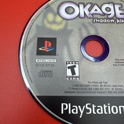 OKAGE Shadow King PS2 Sony PlayStation 2 2001 Disc Only Tested and Works