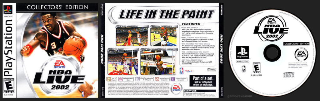 EA Sports Collectors Edition PS1 Sony PlayStation 2002 Madden Nascar NBA LIve